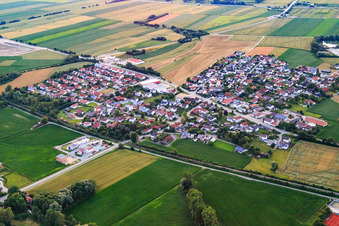 District of Gottfriedingerschwaige from the southeast in Gottfrieding in the state Bavaria, Germany