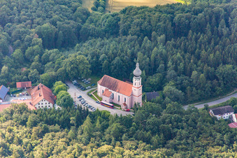 Pilgrimage Church of the Holy Trinity in the Forest in the district Rimbach in Moosthenning in the state Bavaria, Germany