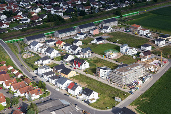 The district Am Kieselbuckel in Laudenbach in the state Baden-Wurttemberg, Germany