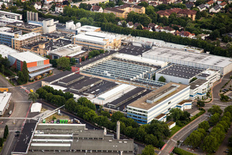 Building and production halls on the premises nora systems GmbH in Weinheim in the state Baden-Wurttemberg, Germany