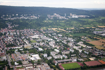 Aerial photograpy of District Rohrbach in Heidelberg in the state Baden-Wuerttemberg, Germany