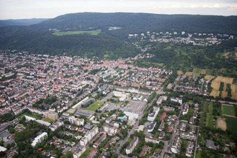 District Rohrbach in Heidelberg in the state Baden-Wuerttemberg, Germany out of the air