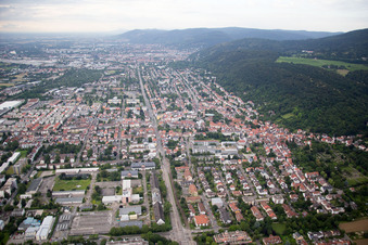 B3 Römerstr in the district Rohrbach in Heidelberg in the state Baden-Wuerttemberg, Germany