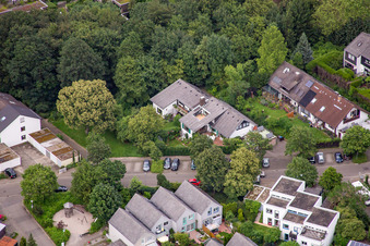 Aerial view of Bothestr in the district Emmertsgrund in Heidelberg in the state Baden-Wuerttemberg, Germany