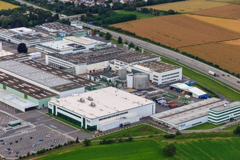 Aerial photograpy of ADM WILD Europe GmbH & Co. KG in Eppelheim in the state Baden-Wuerttemberg, Germany