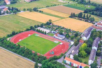 Stadium of the gymnastics club Eppelheim in Eppelheim in the state Baden-Wuerttemberg, Germany