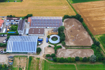 Wolf Riding Center in Eppelheim in the state Baden-Wuerttemberg, Germany