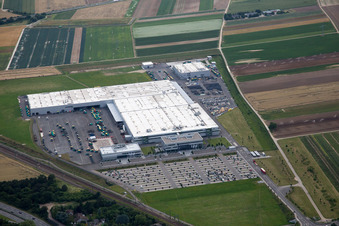 Palatinate Market in the district Rheingönheim in Ludwigshafen am Rhein in the state Rhineland-Palatinate, Germany