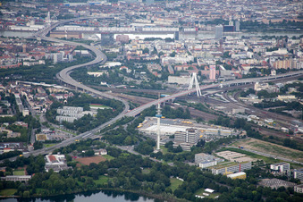 Underground station in the district Mundenheim in Ludwigshafen am Rhein in the state Rhineland-Palatinate, Germany