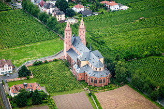 Complex of buildings of the monastery Liebfrauenstift in Worms in the state Rhineland-Palatinate