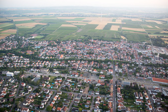 District Pfeddersheim in Worms in the state Rhineland-Palatinate, Germany