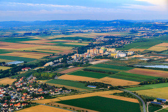 Production facilities and tanks of Südzucker AG and BENEO - Palatinit GmbH in Obrigheim in the state Rhineland-Palatinate, Germany