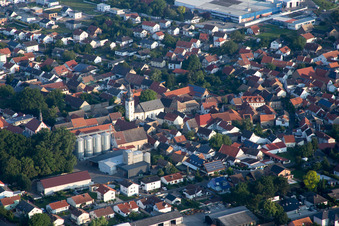 Center market in Erbes-Buedesheim in the state Rhineland-Palatinate