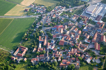 Village near Alzey-Worms in Bornheim in the state Rhineland-Palatinate, Germany