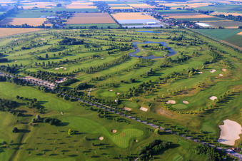 Golf Resort Gernsheim - GOLF absolute - Hof Gräbenbruch in the district Allmendfeld in Gernsheim in the state Hesse, Germany out of the air