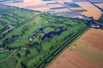 Golf Resort Gernsheim - GOLF absolute - Hof Gräbenbruch in the district Allmendfeld in Gernsheim in the state Hesse, Germany viewn from the air