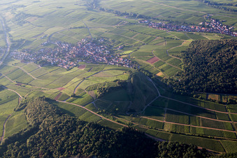 Village view of Birkweiler in the state Rhineland-Palatinate