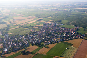 District Lachen in Neustadt an der Weinstraße in the state Rhineland-Palatinate, Germany out of the air