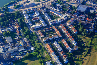 Heinrich-Narjes-Straße, Hermann-Wellensiek-Straße and Ziegelofenweg in Speyer in the state Rhineland-Palatinate, Germany