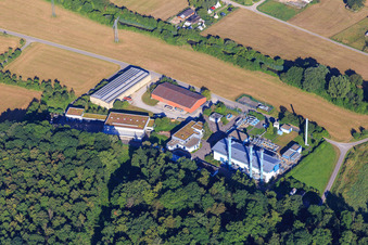 Gas plants of terranets bw GmbH location Blankenloch in the district Blankenloch in Stutensee in the state Baden-Wuerttemberg, Germany