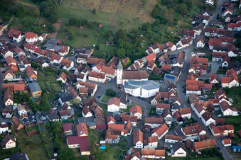 Church of St. Cyriacus in the district Gossersweiler in Gossersweiler-Stein in the state Rhineland-Palatinate, Germany