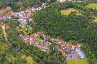 Sports hall of the Bollenbacher SV in the district Kirchenbollenbach in Idar-Oberstein in the state Rhineland-Palatinate, Germany