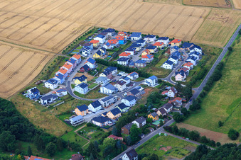 New development area Unterm Eisvogel in Winnweiler in the state Rhineland-Palatinate, Germany