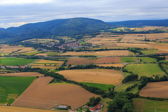 Donnersberg car park on the A63 in Börrstadt in the state Rhineland-Palatinate, Germany