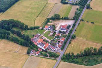 Neumühle with mill shop Fuchsmühle and Jürgen Hans GmbH in Offenbach an der Queich in the state Rhineland-Palatinate, Germany