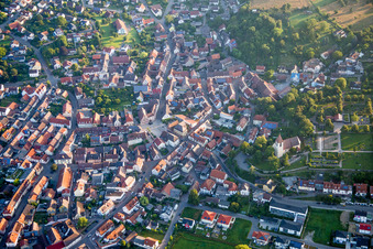 Settlement area in the district Koenigsbach in Koenigsbach-Stein in the state Baden-Wurttemberg, Germany