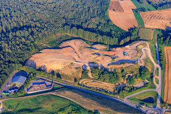 Hohberg Waste Disposal Center in the district Nordstadt in Pforzheim in the state Baden-Wuerttemberg, Germany