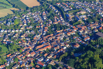 Bruchsaler Straße in Gondelsheim in the state Baden-Wuerttemberg, Germany