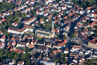 Church building in the village of in Forst in the state Baden-Wurttemberg, Germany