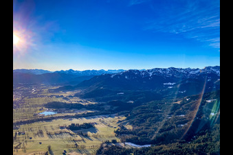 Brauneck from the north in Lenggries in the state Bavaria, Germany