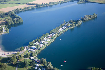 Erlichsee in the district Oberhausen in Oberhausen-Rheinhausen in the state Baden-Wuerttemberg, Germany