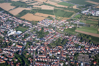 District Berghausen in Römerberg in the state Rhineland-Palatinate, Germany