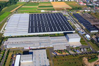 Progroup Board GmbH, Tricor Packaging & Logistics AG and Mercedes-Benz Logistics Center in Offenbach an der Queich in the state Rhineland-Palatinate, Germany