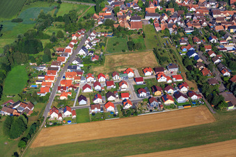 New development area in Grosser Sand in Barbelroth in the state Rhineland-Palatinate, Germany