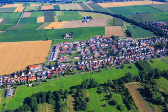 Oblique view of On the high trail in Kandel in the state Rhineland-Palatinate, Germany