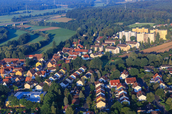 Klosterwald residential area in the district Frauenaurach in Erlangen in the state Bavaria, Germany