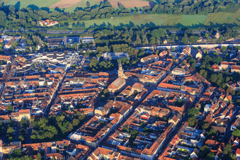 Old Town Trinity Church and E-Werk Cultural Center GmbH in the district Altstadt in Erlangen in the state Bavaria, Germany