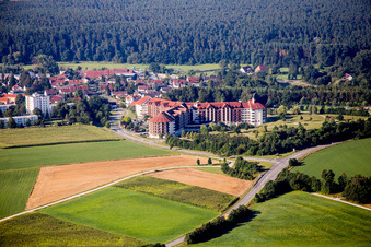 Hospital grounds of the Clinic Fachklinik Herzogenaurach Abteilung fuer Innere Medizin - Kardiologie in Herzogenaurach in the state Bavaria, Germany