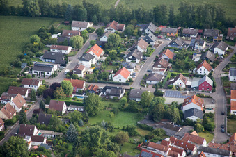 Maxburgstr in the district Billigheim in Billigheim-Ingenheim in the state Rhineland-Palatinate, Germany