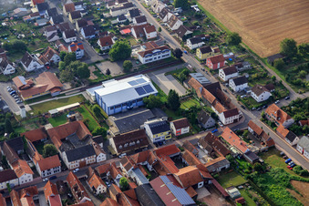 Gym of TV Steinweiler and Protestant Kindergarten in Jahnstr in Steinweiler in the state Rhineland-Palatinate, Germany