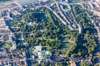 Zoological City Garden in the district Südweststadt in Karlsruhe in the state Baden-Wuerttemberg, Germany