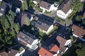 Hellenstrasse in the district Wolfartsweier in Karlsruhe in the state Baden-Wuerttemberg, Germany