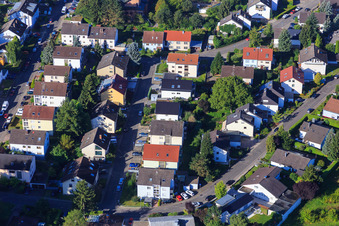 Egelseestr in the district Wolfartsweier in Karlsruhe in the state Baden-Wuerttemberg, Germany