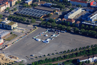 Measuring station Karlsruhe in the district Oststadt in Karlsruhe in the state Baden-Wuerttemberg, Germany