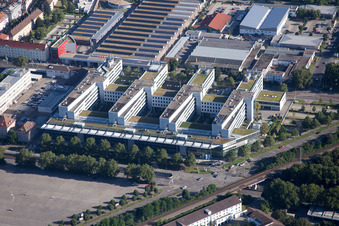 EnBW Administration in the district Oststadt in Karlsruhe in the state Baden-Wuerttemberg, Germany