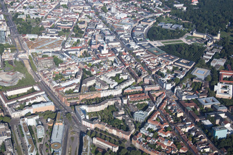 Kriegsstr in the district Innenstadt-Ost in Karlsruhe in the state Baden-Wuerttemberg, Germany